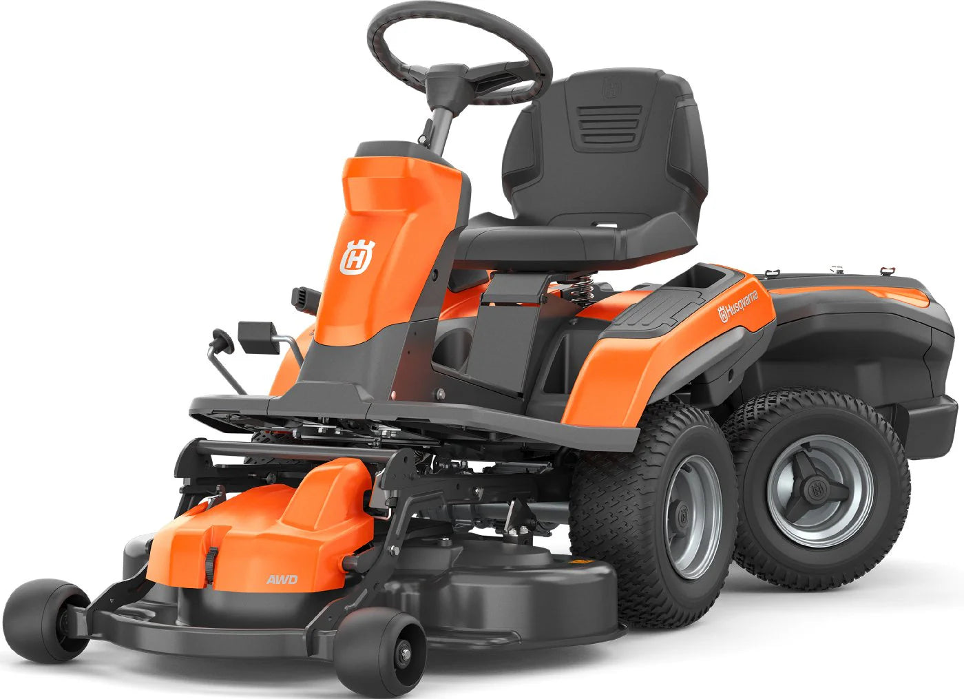 Husqvarna Accu-Frontmaaier R 200iX AWD Dualbatterij – Basismachine zonder Maaidek