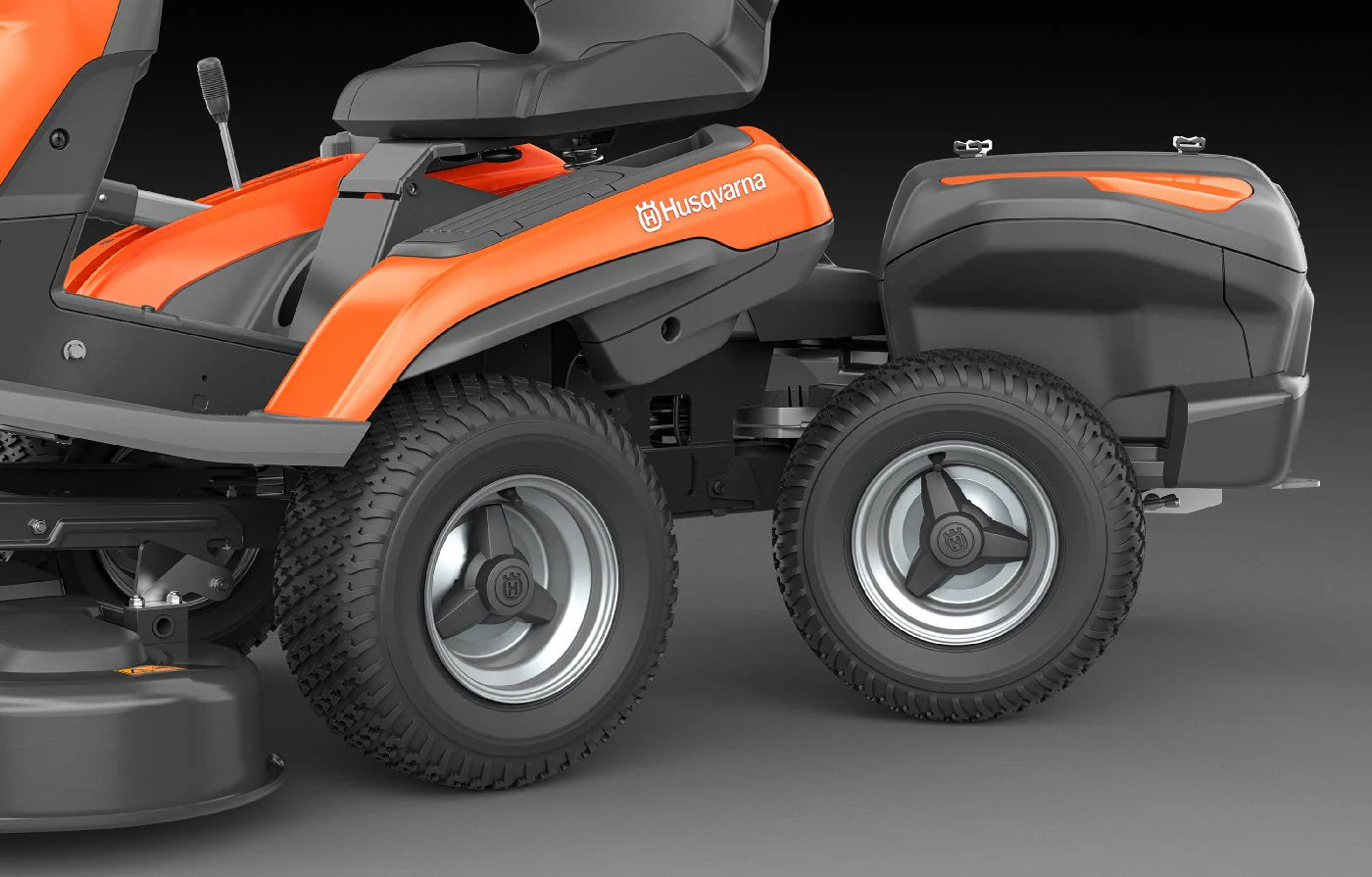 Husqvarna Accu-Frontmaaier R 200iX AWD Dualbatterij – Basismachine zonder Maaidek